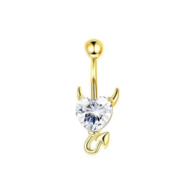 Surgical Devil Belly Gold Barbell