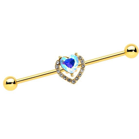 Gold Double heart Industrial
