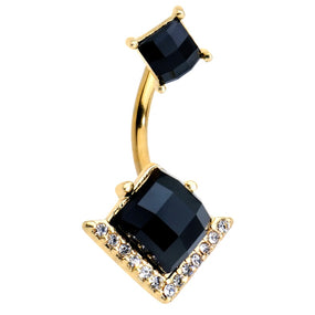 Black Diamond Belly Barbell