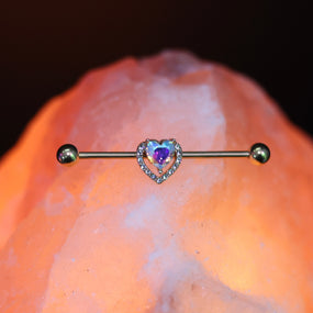 Gold Double heart Industrial