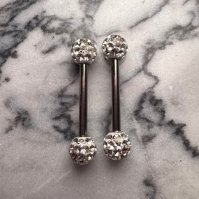 Titanium Disco Ball Barbell
