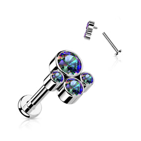 Titanium Vitrail Cabochon