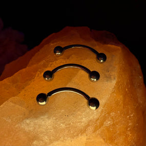Surgical Silver Curved Barbell