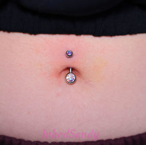 Surgical Silver Belly Barbell