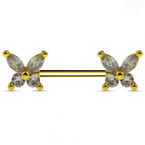 Surgical Butterfly Nipple Barbell