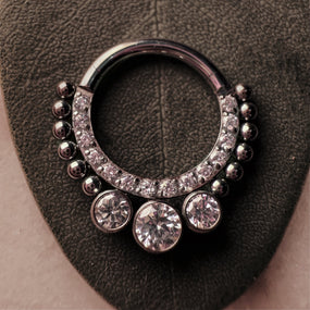 Titanium Silver Ring