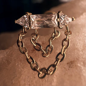 Titanium Gold 2 Chains Diamond