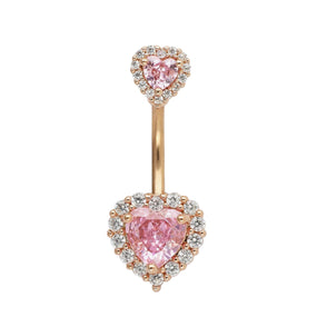 Surgical Heart Belly Barbell