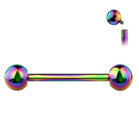 Titanium Rainbow Barbell
