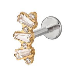 Titanium Marquise Labret