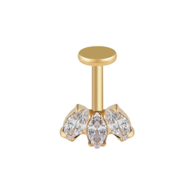 Titanium Gold Vertical Helix