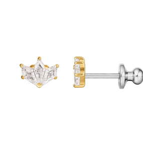 Titanium Marquise Earring
