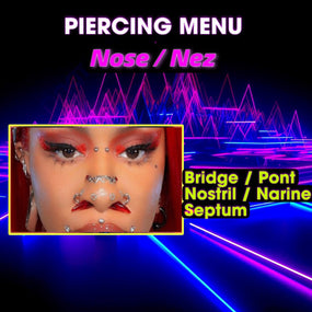 Nose piercing