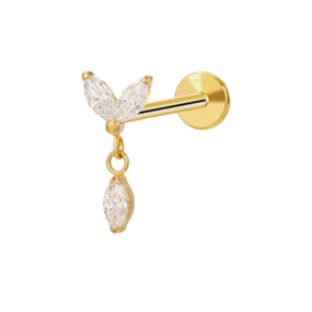 Titanium Gold Dangling