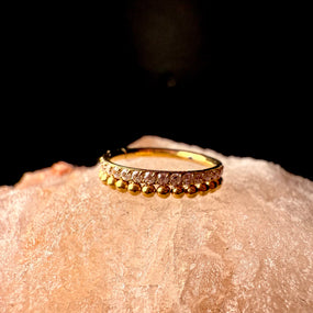Titanium Gold Ring