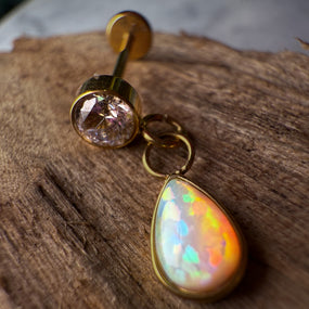 Titanium Opal Labret