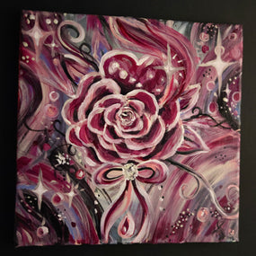 Toile « La rose »