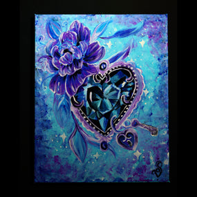 Toile « Blue Heart »