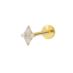Titanium Gold Labret