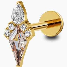 Titanium Gold Labret