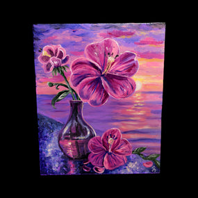 Toile « Hibiscus »