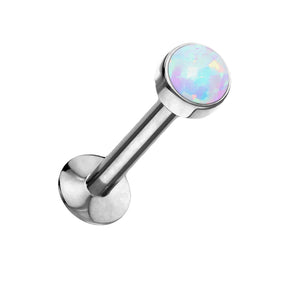 Titanium Opal Silver Labret