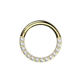 Titanium Pearls Gold Clicker
