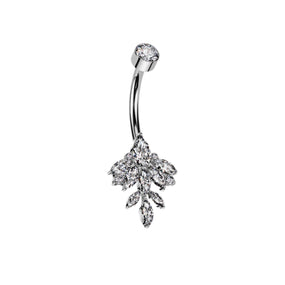 Titanium Silver Navel Barbell