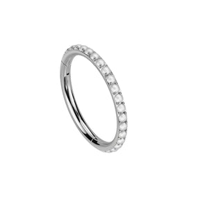 Titanium Pearls Silver Clicker
