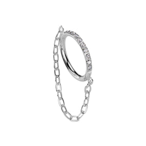 Titanium Chain Silver Clicker
