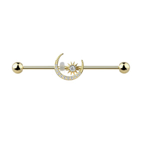 Titanium Gold Sun / Moon Industrial
