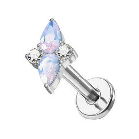 Titanium Silver Labret
