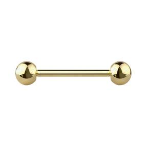 Titanium Gold Straight Barbell