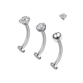 Titanium Silver Floating Belly