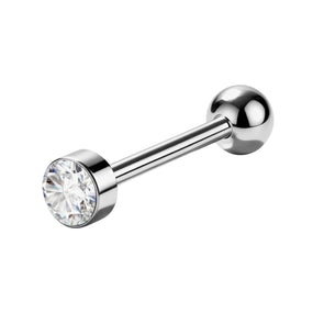 Titanium Tongue Straight Barbell