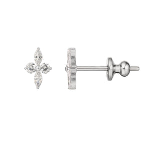 Titanium Silver Earring