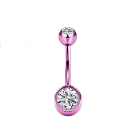 Titanium Pink Belly Barbell