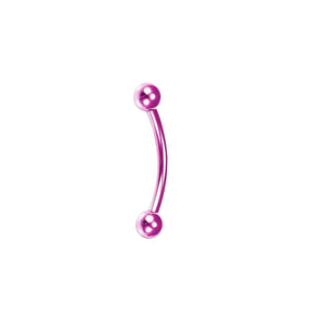 Titanium Pink Curved Barbell