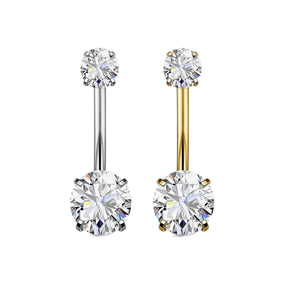 Titanium Gold Belly Barbell