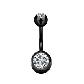 Titanium Black Belly Barbell