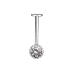 Titanium Silver Vertical Hélix