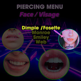 Mouth / face piercing